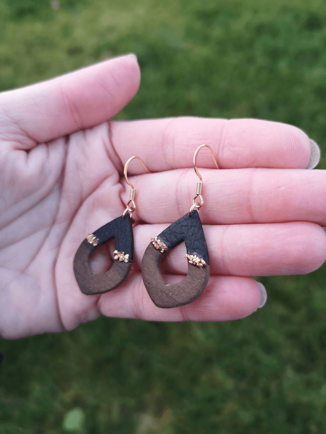 Collection Les Bois et Or - Boucles d'oreilles May