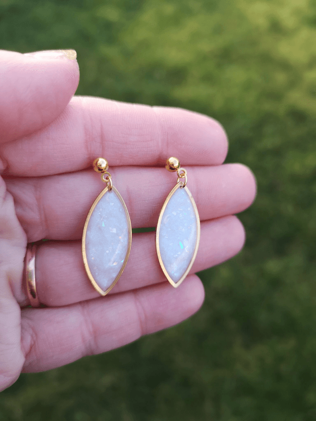 Collection Pierres d'Opales - Boucles d'oreilles Lily 