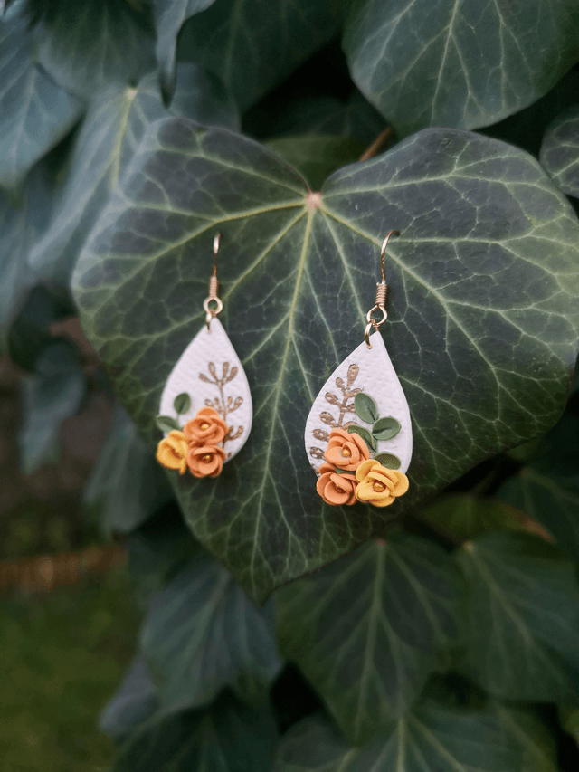 Collection Fleurs automnales - Boucles d'oreilles Dalia  