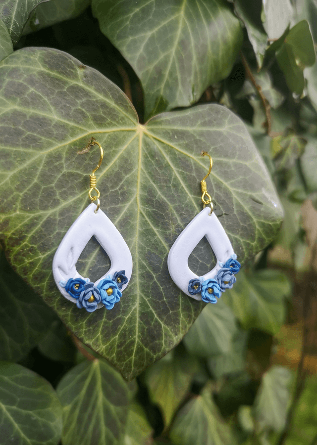 Collection Jardin d'Hiver - Boucles d'oreilles Tiana