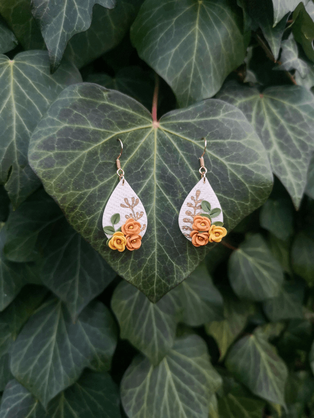 Collection Fleurs automnales - Boucles d'oreilles Dalia  
