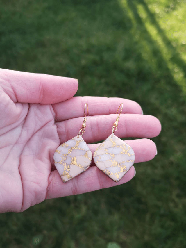 Collection Les Classiques Ecailles Ivoires - Boucles d'oreilles Kim