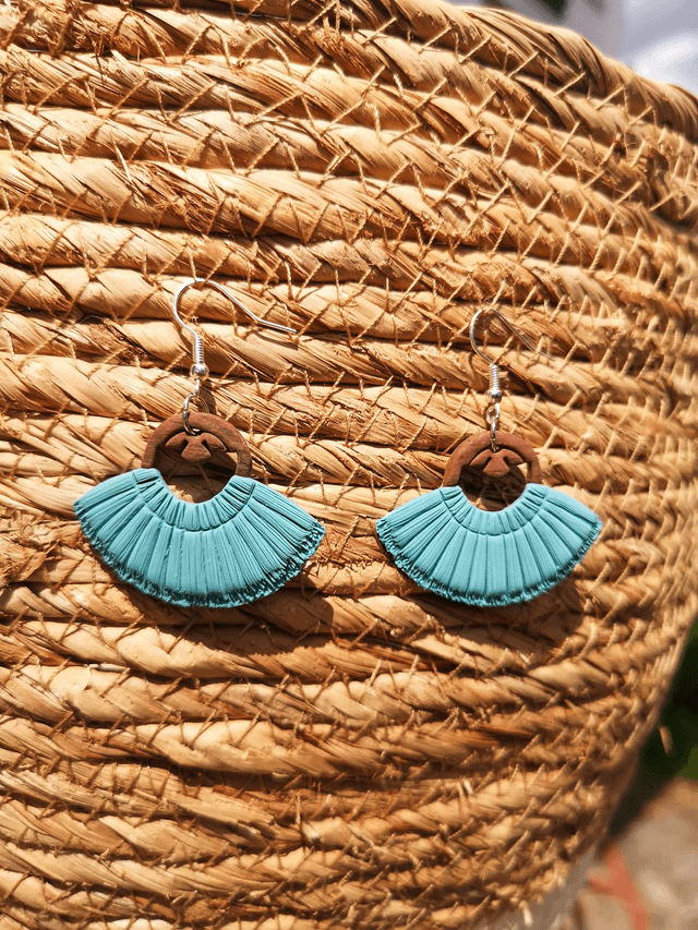Collection Macramé Bohème - Boucles d'oreilles Clothilde 