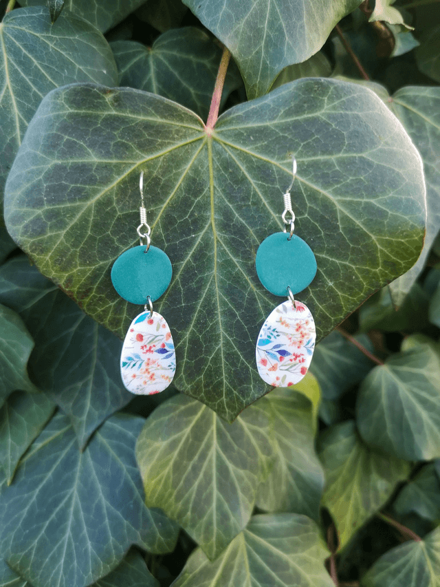 Collection Les Imprimées Printemps - Boucles d'oreilles Evie