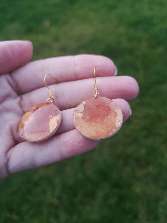 Collection Les Aquarelles Safran - Boucles d'oreilles Dia 