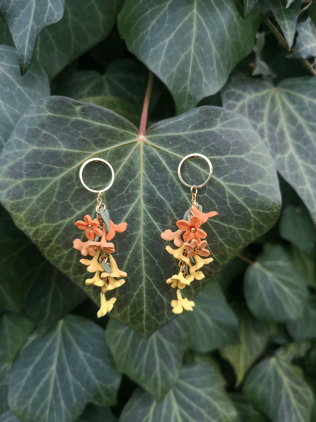 Collection Fleurs automnales - Boucles d'oreilles Doriane 