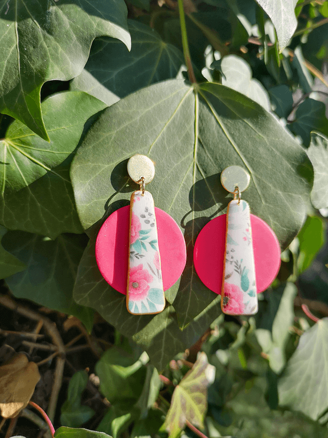 Collection Les Imprimées Amoureuses - Boucles d'oreilles Sybille