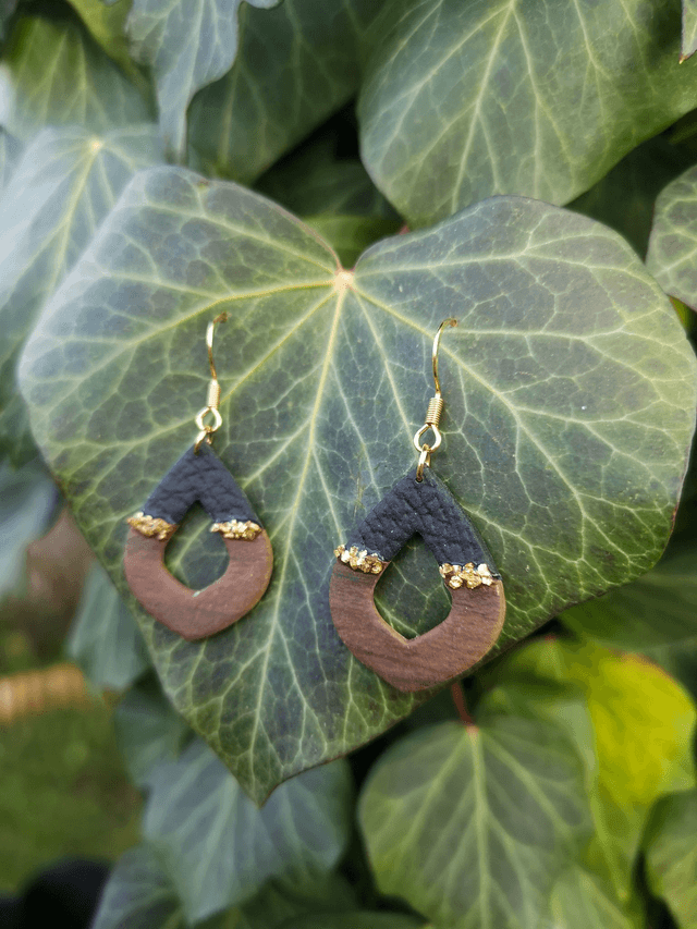 Collection Les Bois et Or - Boucles d'oreilles May