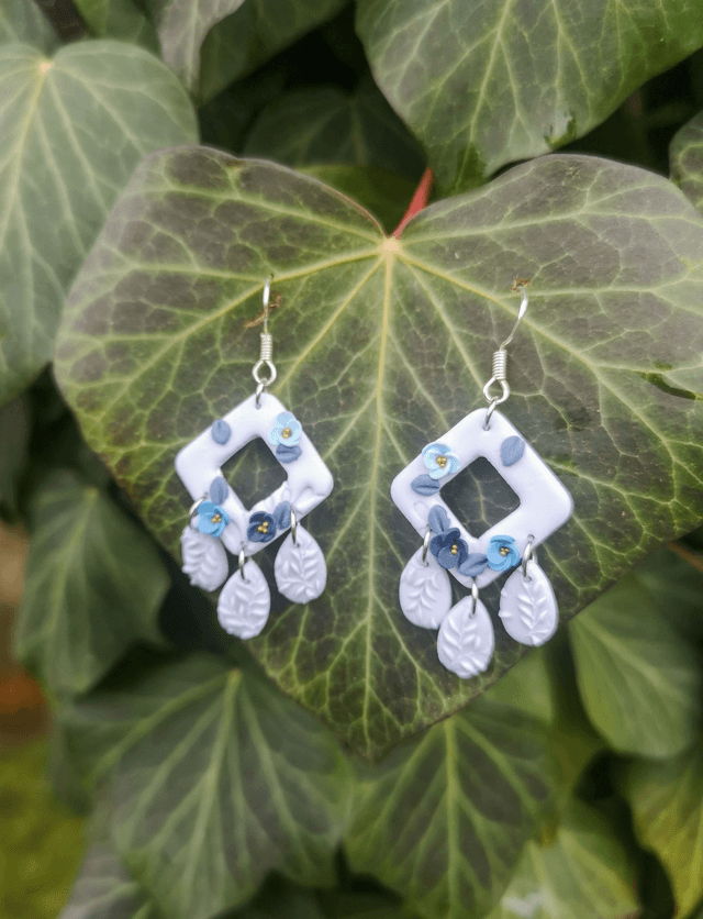 Collection Jardin d'Hiver - Boucles d'oreilles Tina