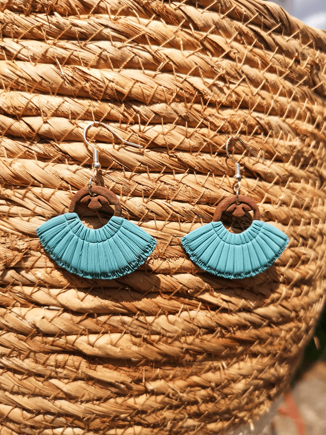 Collection Macramé Bohème - Boucles d'oreilles Clothilde 