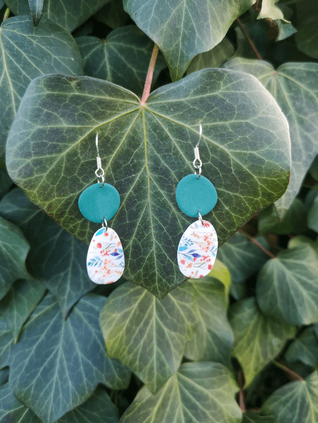 Collection Les Imprimées Printemps - Boucles d'oreilles Evie