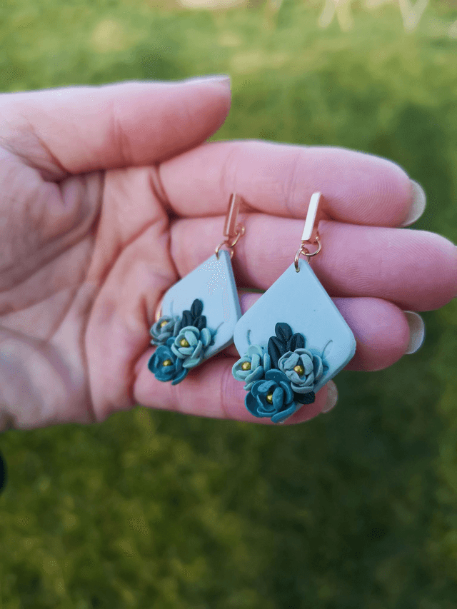 Collection Fleurs d'Eau - Boucles d'oreilles Elsa
