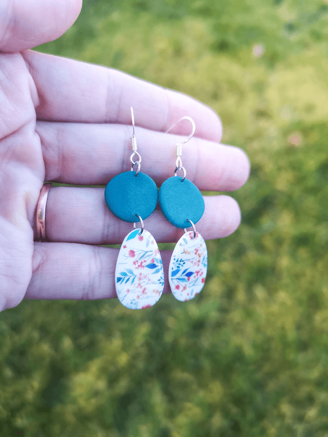 Collection Les Imprimées Printemps - Boucles d'oreilles Evie
