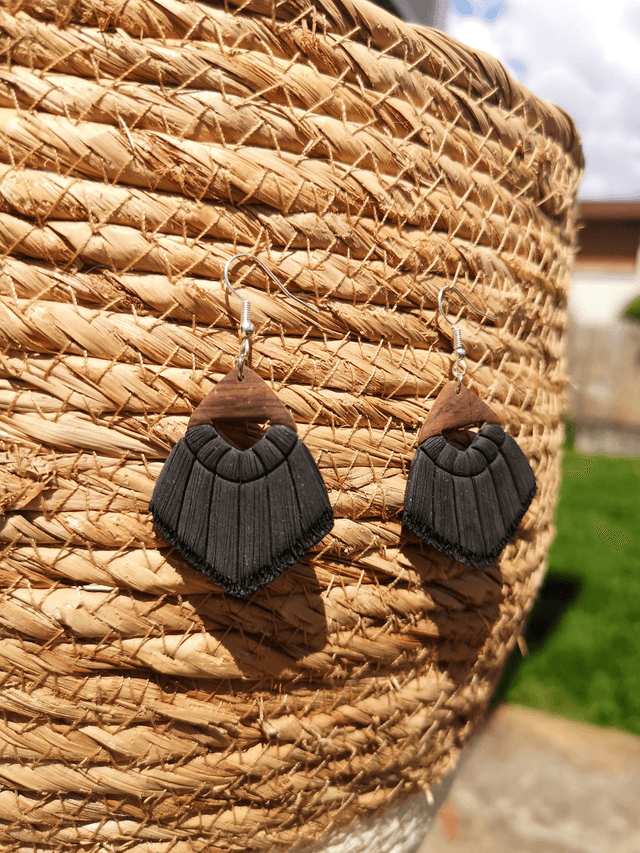 Collection Macramé Bohème - Boucles d'oreilles Catalina
