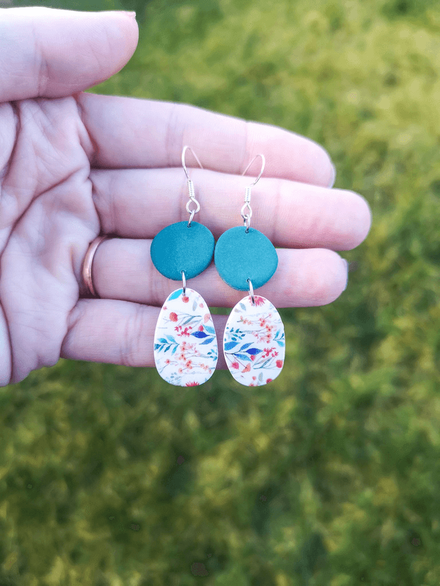 Collection Les Imprimées Printemps - Boucles d'oreilles Evie