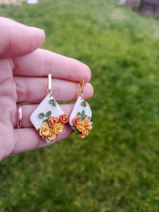 Collection Fleurs automnales - Boucles d'oreilles Dory 