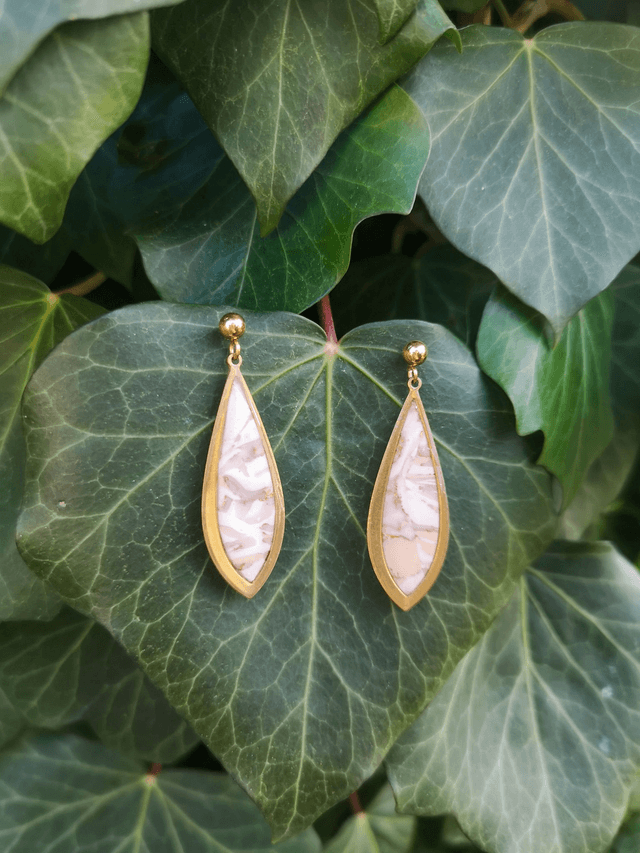 Collection Les Classiques Ecailles Ivoires - Boucles d'oreilles Kate
