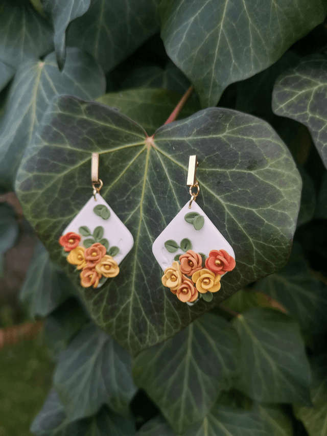 Collection Fleurs automnales - Boucles d'oreilles Dory 
