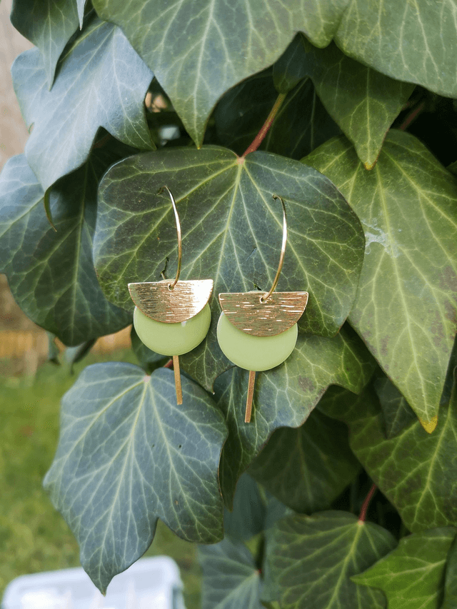 Boucles d'oreilles Eden - Version dorée - Les Interchangeables