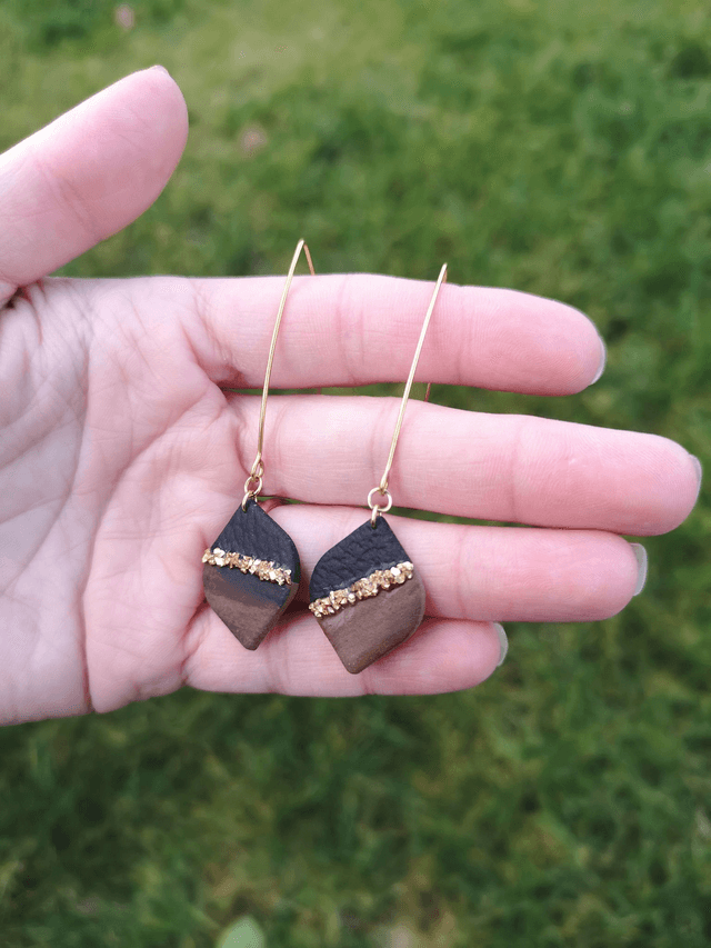 Collection Les Bois et Or - Boucles d'oreilles Maéva