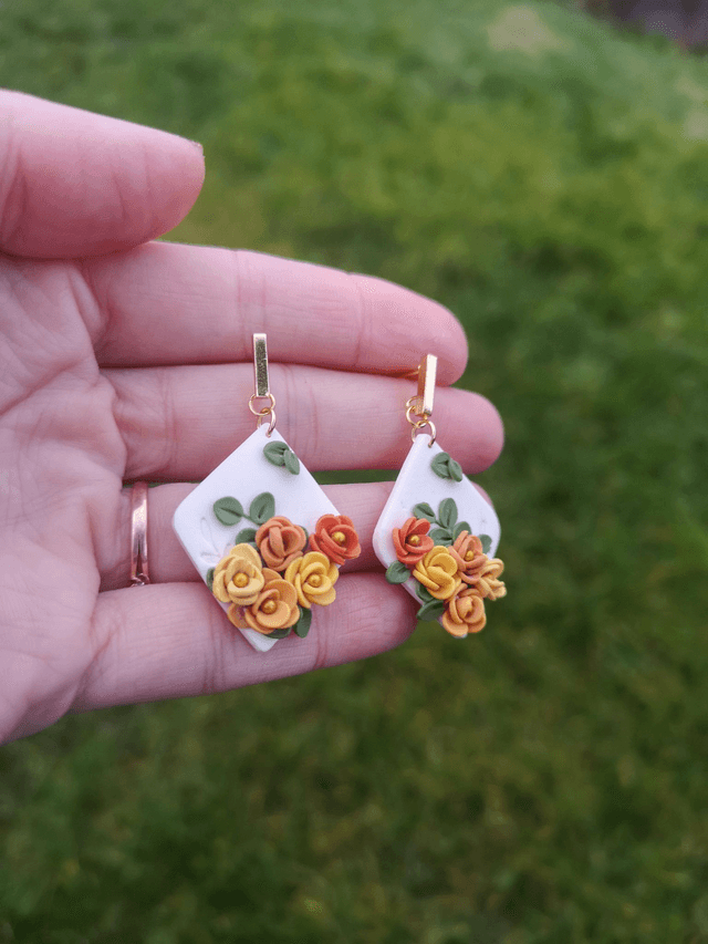 Collection Fleurs automnales - Boucles d'oreilles Dory 