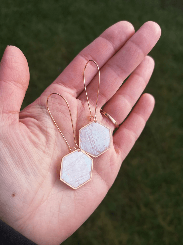 Collection Pierres d'Opales - Boucles d'oreilles Lena