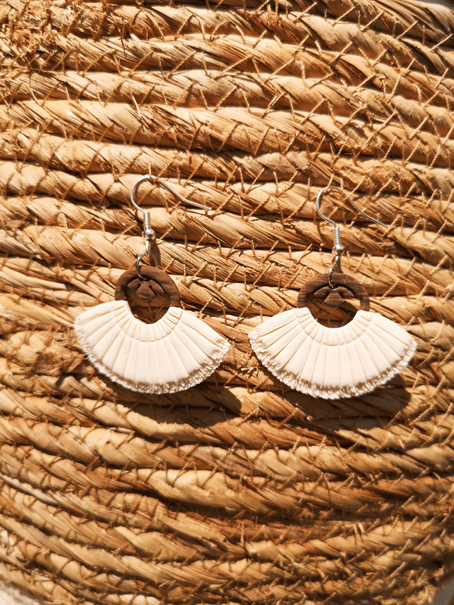 Collection Macramé Bohème - Boucles d'oreilles Clarance 