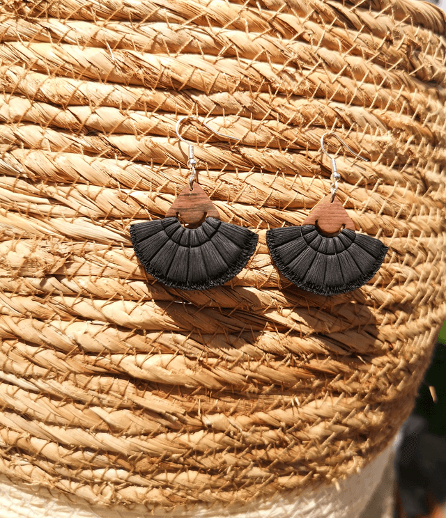 Collection Macramé Bohème - Boucles d'oreilles Cléore 