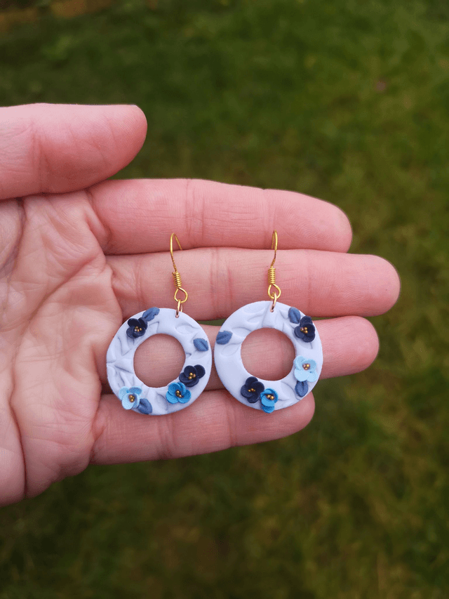 Collection Jardin d'Hiver - Boucles d'oreilles Tia