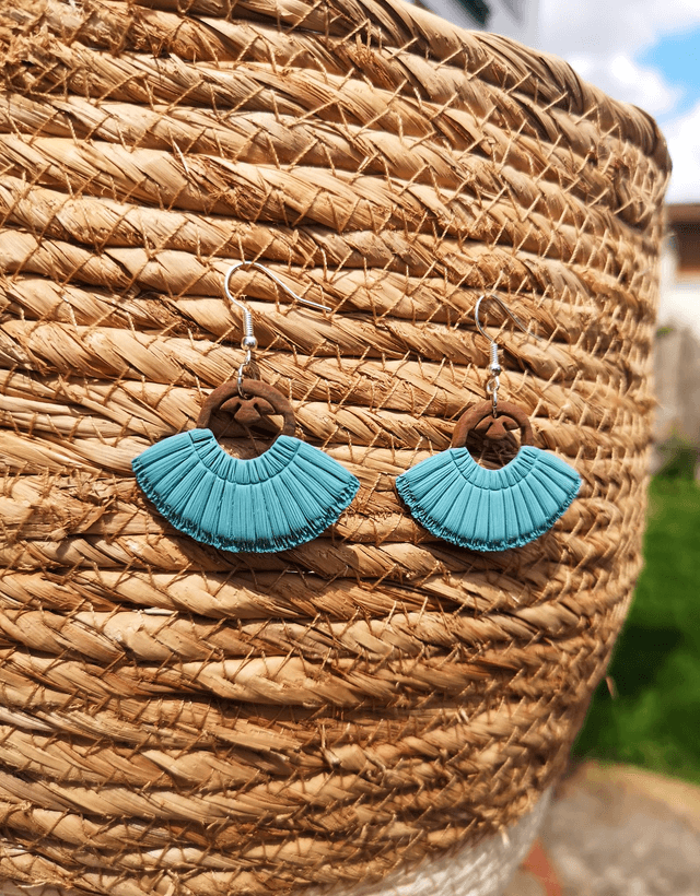 Collection Macramé Bohème - Boucles d'oreilles Clothilde 