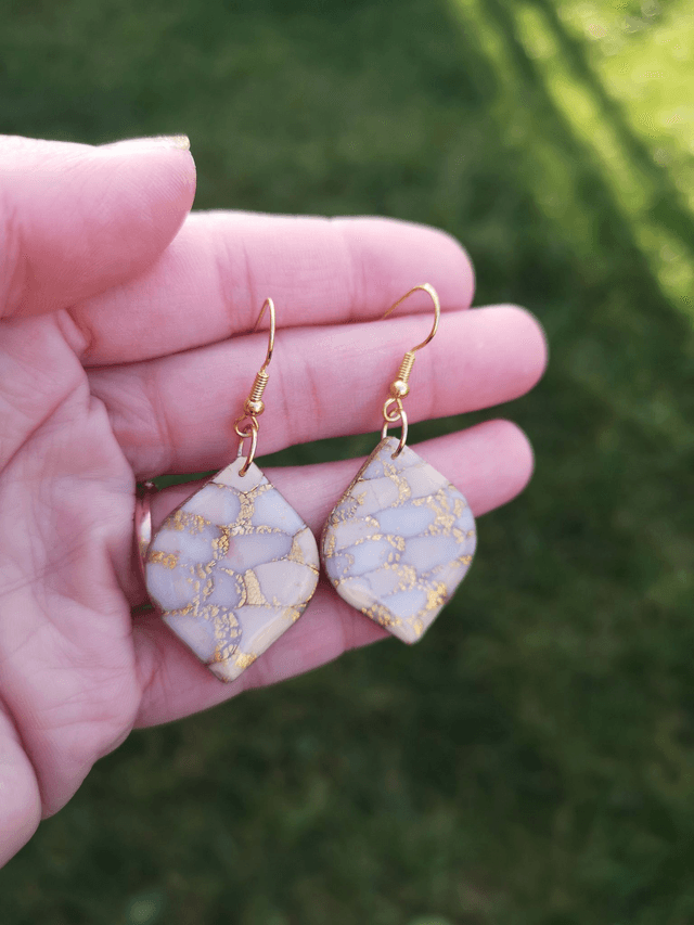 Collection Les Classiques Ecailles Ivoires - Boucles d'oreilles Kim