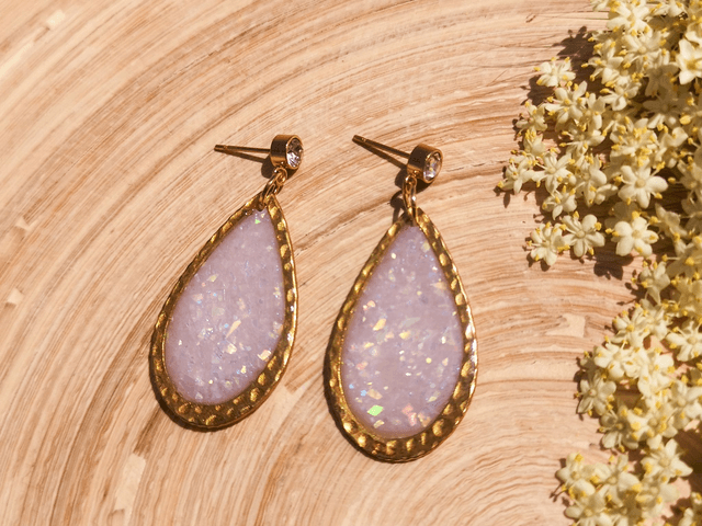 Collection Pierres d'Opales - Boucles d'oreilles Oana