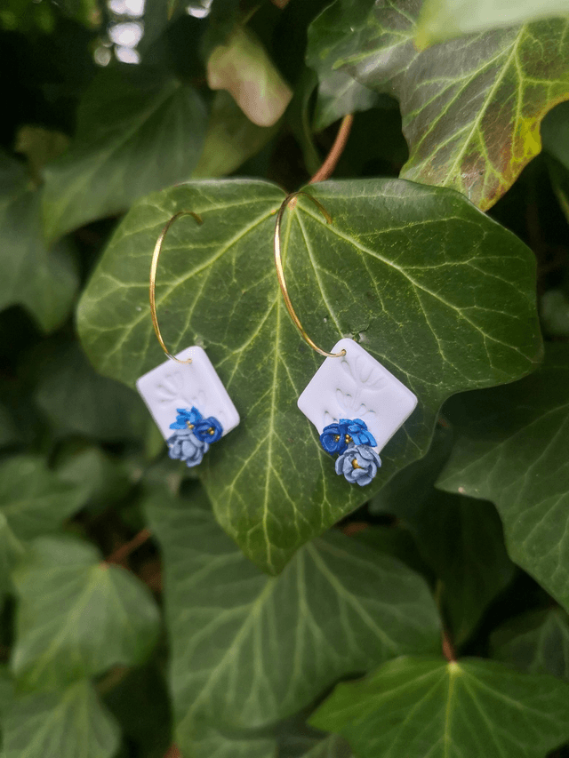 Collection Jardin d'Hiver - Boucles d'oreilles Thalia