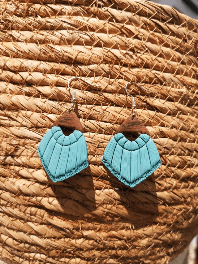 Collection Macramé Bohème - Boucles d'oreilles Cordélia