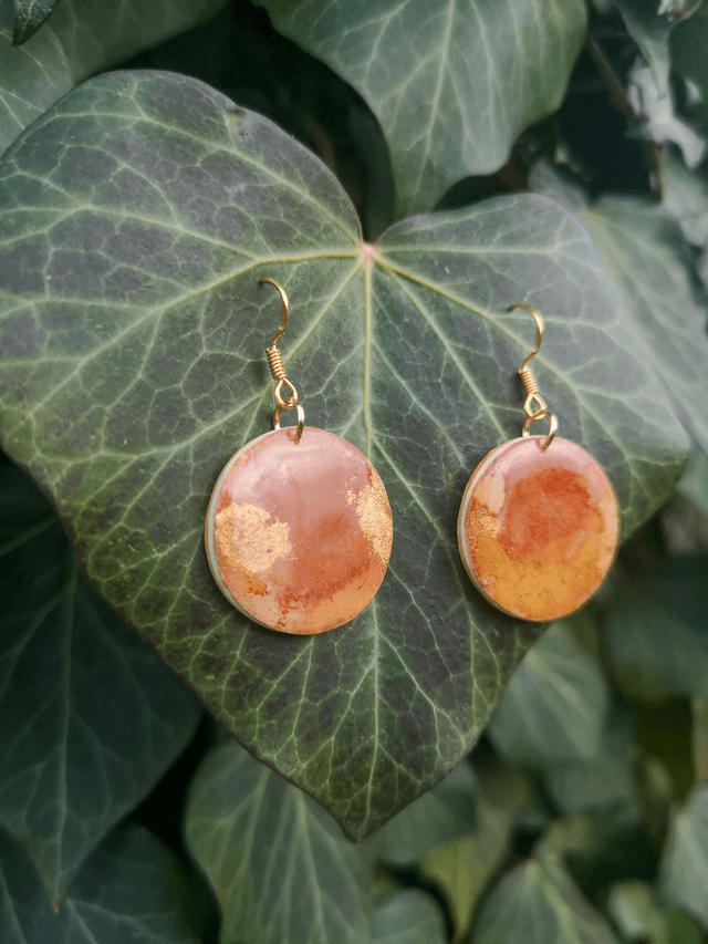 Collection Les Aquarelles Safran - Boucles d'oreilles Dia 
