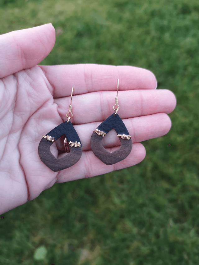 Collection Les Bois et Or - Boucles d'oreilles May