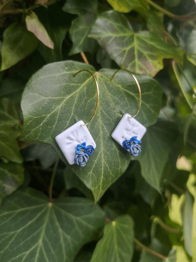 Collection Jardin d'Hiver - Boucles d'oreilles Thalia