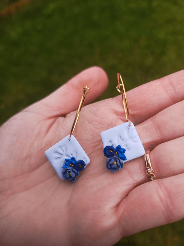 Collection Jardin d'Hiver - Boucles d'oreilles Thalia