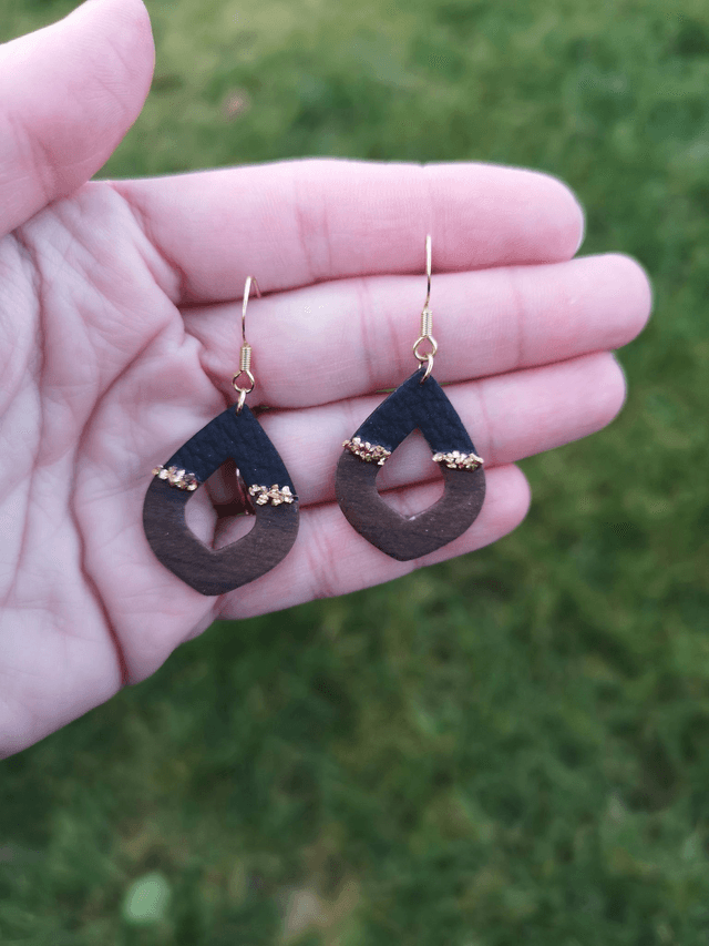 Collection Les Bois et Or - Boucles d'oreilles May