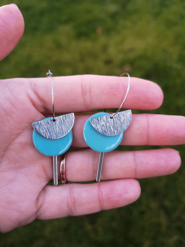 Boucles d'oreilles Eden - Version argentée - Les Interchangeables 