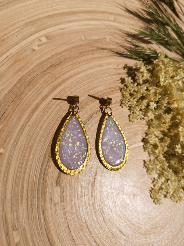Collection Pierres d'Opales - Boucles d'oreilles Oana