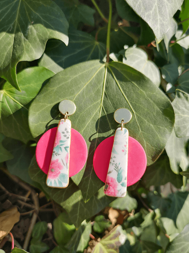 Collection Les Imprimées Amoureuses - Boucles d'oreilles Sybille