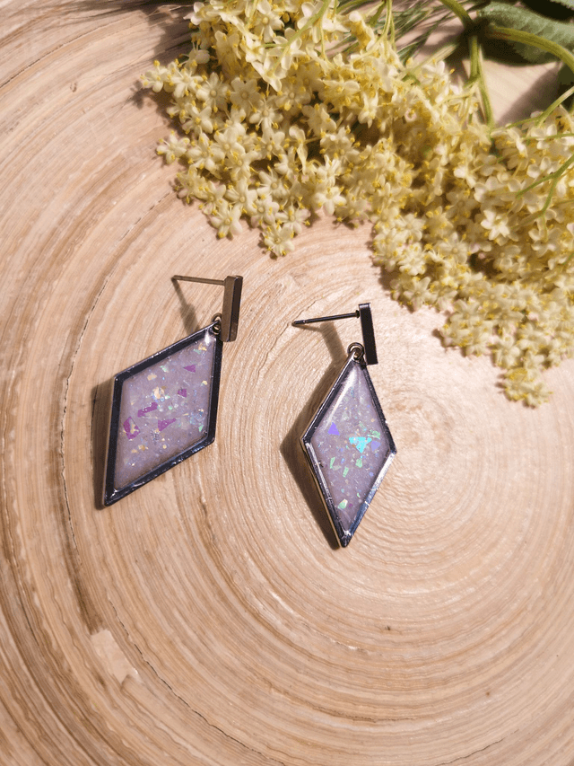 Collection Pierres d'Opales - Boucles d'oreilles Ornela