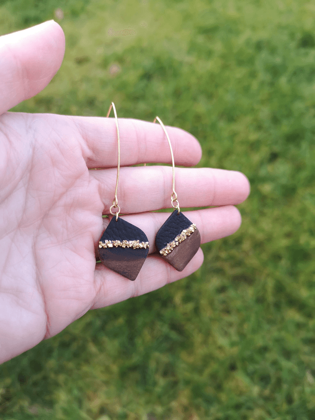 Collection Les Bois et Or - Boucles d'oreilles Maéva