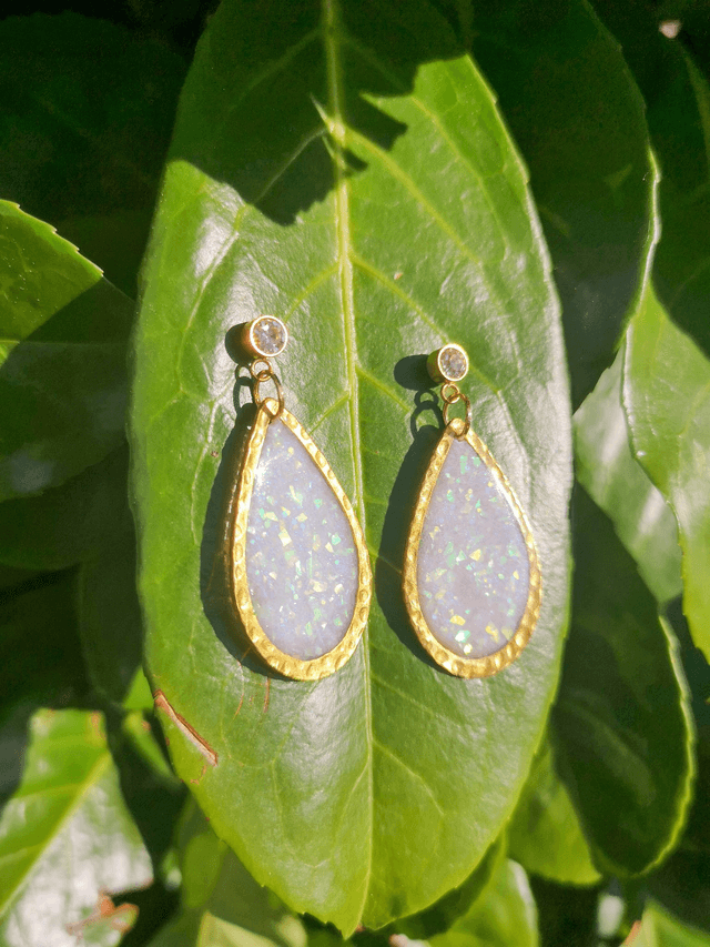 Collection Pierres d'Opales - Boucles d'oreilles Oana