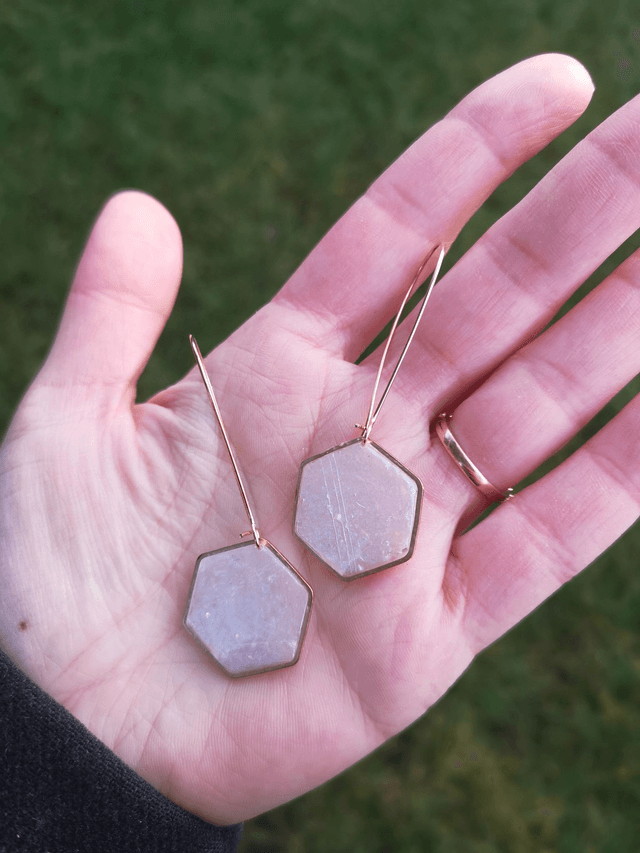 Collection Pierres d'Opales - Boucles d'oreilles Lena