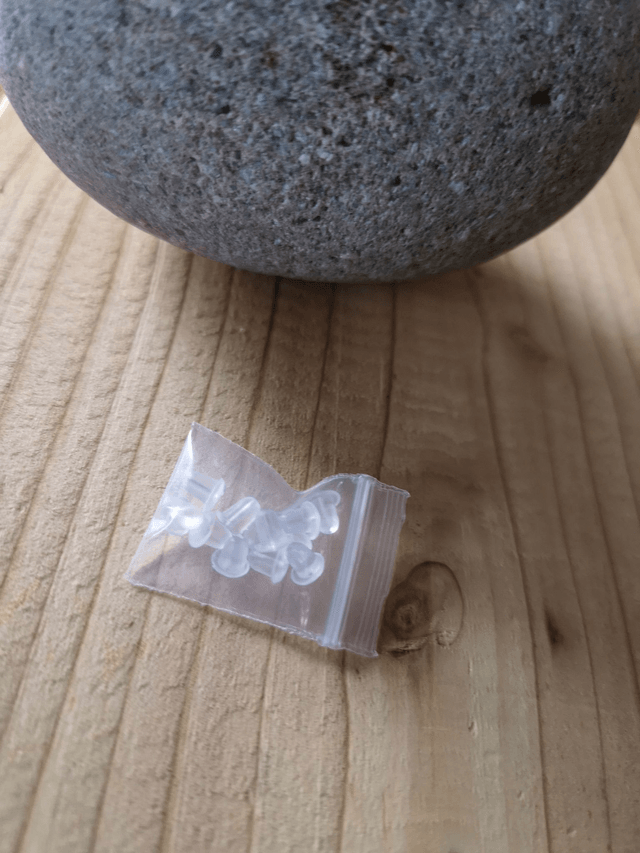 10 Fermoirs en silicone pour boucles d'oreilles