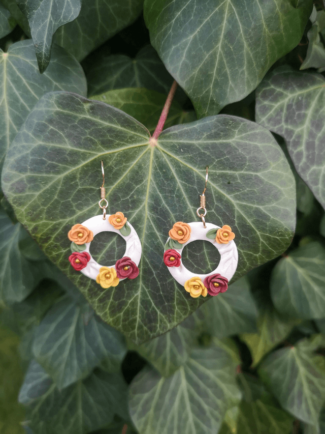 Collection Fleurs automnales - Boucles d'oreilles Daria