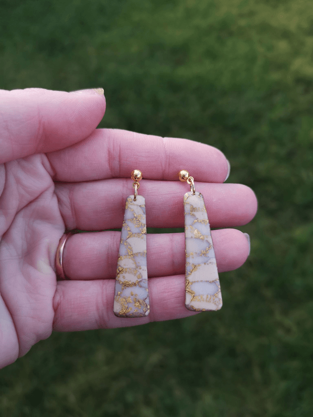 Collection Les Classiques Ecailles Ivoires - Boucles d'oreilles Kali 