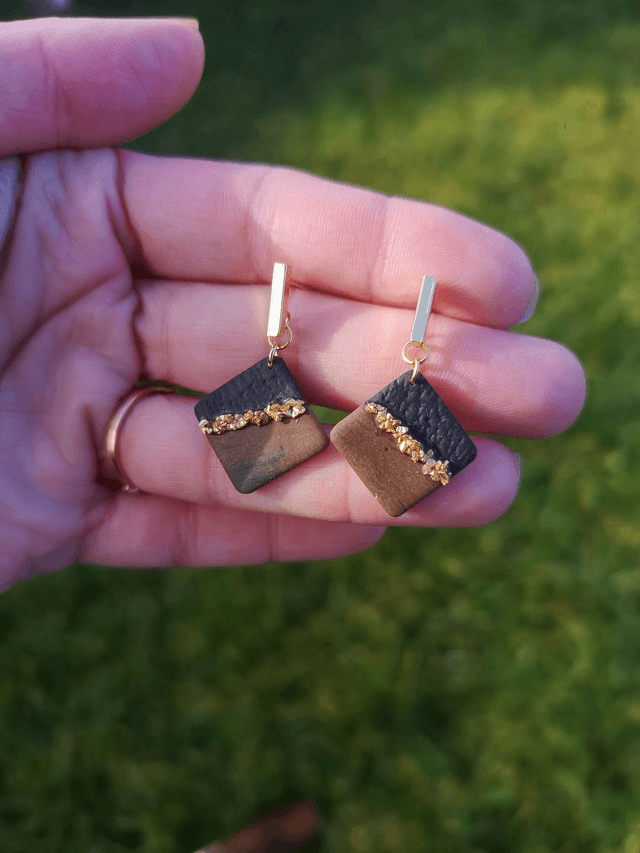 Collection Les Bois et Or - Boucles d'oreilles Misha